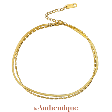 Pulseira Malha Duo - beAuthentique Jewellery