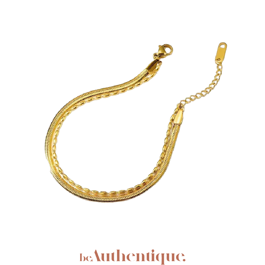 Pulseira Malha Duo 2 - beAuthentique Jewellery